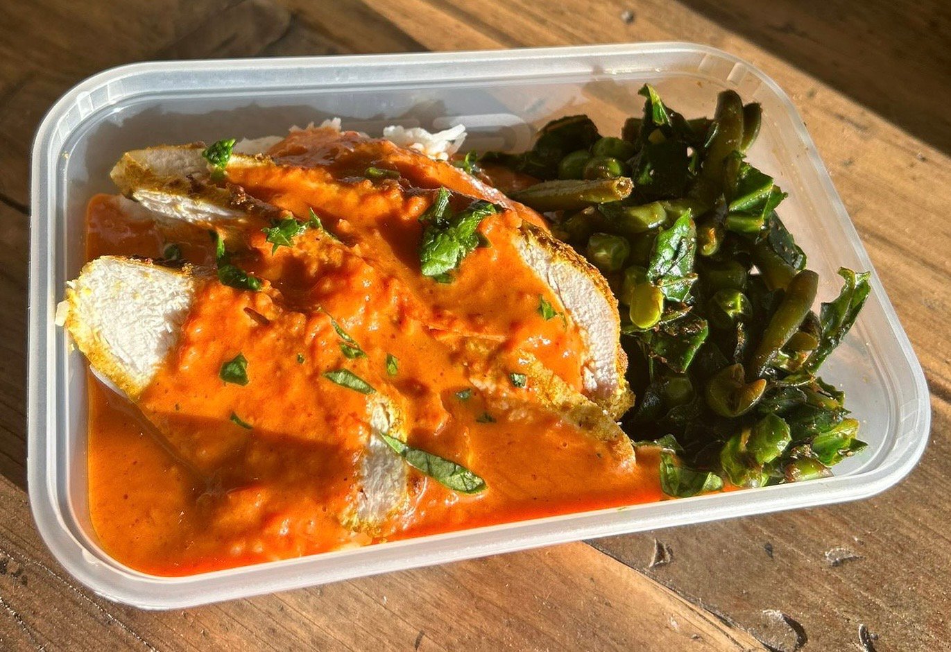 Chicken Tikka Korma With Power Greens Savage Kitchen