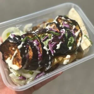 Aubergine Gyros