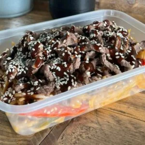 Shredded Steak Chow Mein