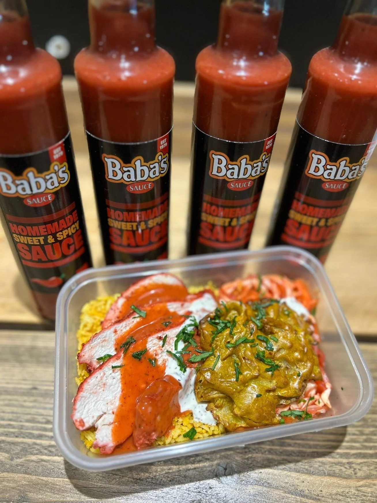 Baba's Indian King Prawn Munchie Box
