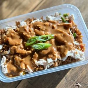 Satay Halloumi Non Fried Rice